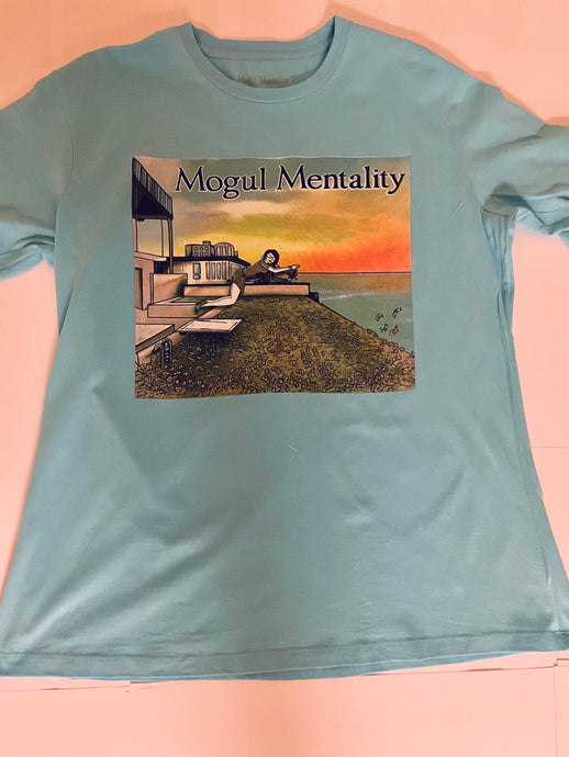 Ladies Mogul Mentality Success T-Shirt - Ocean Blue