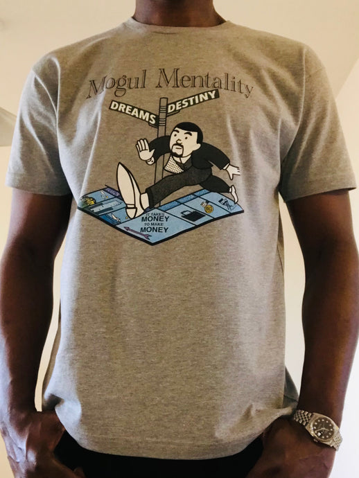 Mogul Mentality Legacy T-Shirt Heather Gray - Popular Trends Supply Co