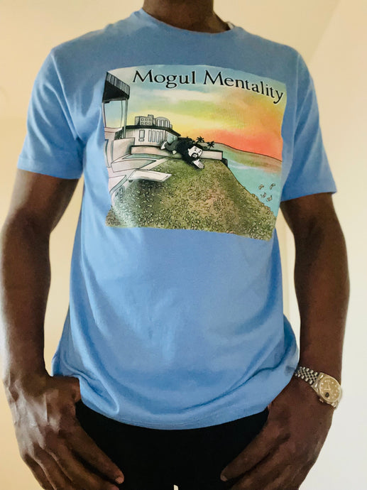 Mogul Mentality Success T-Shirt - Sky Blue
