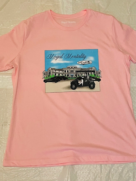 Ladies Mogul Mentality Destiny T-Shirt - Light Pink