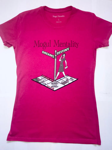 Ladies Mogul Mentality Legacy T-Shirt - Pink