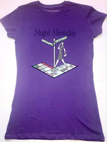 Ladies Mogul Mentality Legacy T-Shirt - Purple