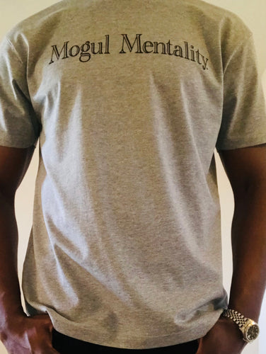 Mogul Mentality Iconic T-Shirt Heather Gray - Popular Trends Supply Co
