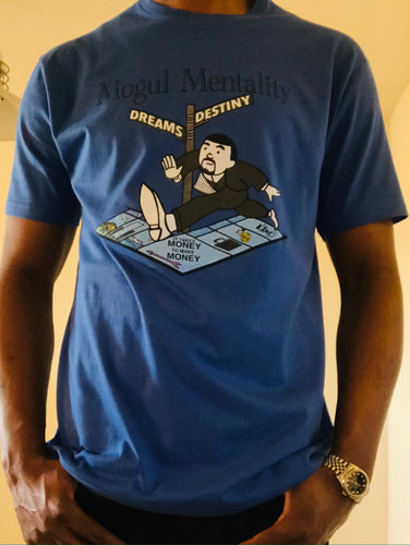 Mogul Mentality Legacy T-Shirt Royal Blue - Popular Trends Supply Co