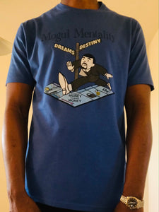 Mogul Mentality Legacy T-Shirt Royal Blue - Popular Trends Supply Co